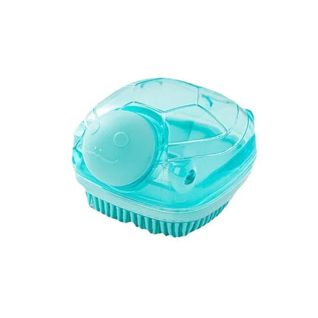 Silicone Soft Exfoliating Body Bath Shower Scrubber Loofah Brush Refillable Bath Brush Easy Foaming Massage Brush Bathroom Tools