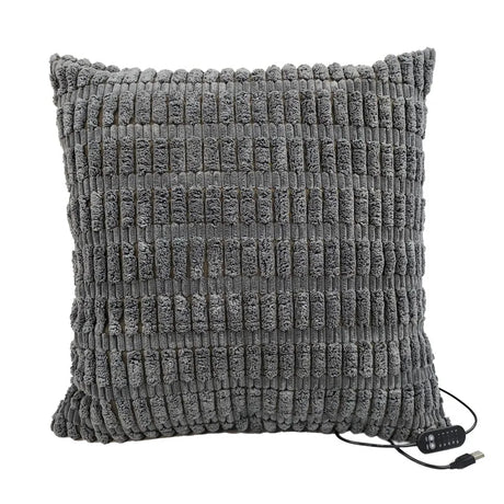 45x45cm USB Electric Cushion Portable Heating Pillow 5-Block Temperature Control Menstrual Cramps Period Pain Relief Heated Pad