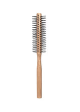 1pc Wood Handle Professional Salon Styling Drying Tool Round Hairdressing Curling Massage Roller Comb Special for real hair wigs