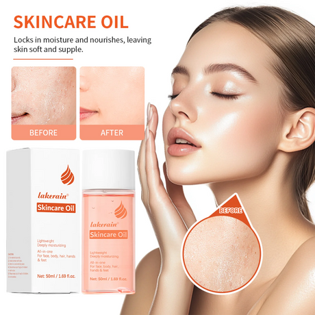 2 Pcs Bio Skincare Body Oil Vitamin A Vitamin E Face Body Moisturizer Improve Hair Health Fade Scars Exfoliate skin Skincare Oil