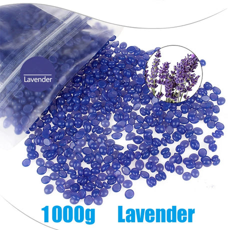1000g/400g/50g Hot Wax Hair Removal Depilatory Waxing Wax Beads For Wax Heater Painless for Body Hairs Removal Beans