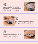 Semi-Permanent Lash Lift Kit Professional Eyelash Lifting Lamination Set Beauty Treatment Salon Home DIY Eyelashes Makeup Tools