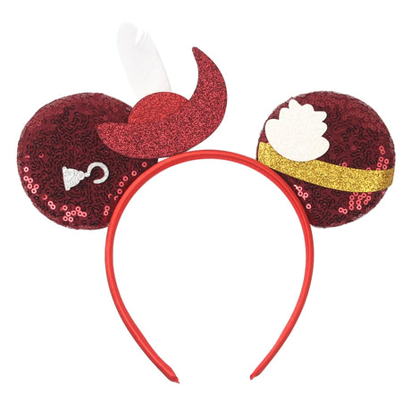 Newest Festival Party Cosplay Mouse Ears Headband 3.3" Ears Glitter Hairband Without Bow For Boys DIY Cartoon Hair Accessories