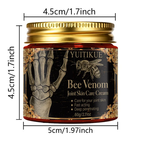 Bee venom joint skin care cream, cares for your joint skin with fast-acting deep penetration, suitable for all skin types