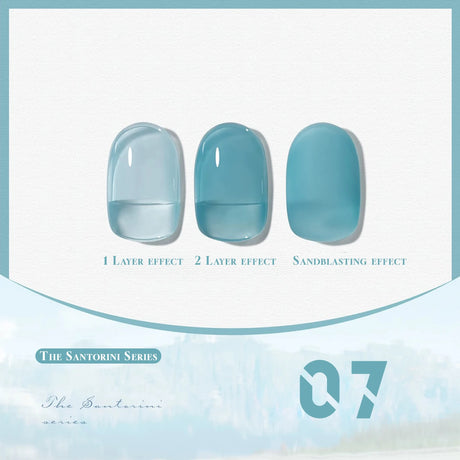 MN 12ML Selling Mint Mambo Gel Nail Polish ilky Green Blue-green Series Gel Polish Blue Nails Green Nail Summer Nail Spring Nail