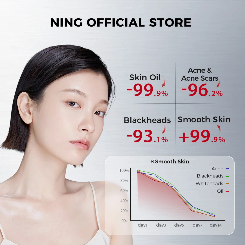NING Amino Acid Facial Cleanser – Gentle, Hydrating Deep Cleansing Face Wash for Sensitive Skin