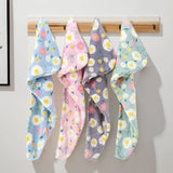 1 Piece of Flower Patterned Dry Hair Towel, Soft and Absorbent, Cute and Charming Dry Hair Cap, Easy to Wear and Not Easy to Fal