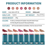 Lip & Cheek Color Balm SPF 50 Mineral Broad Spectrum Sun Protection Water Sweat Resistant Hydrating Long Lasting Buildable Blush