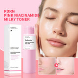 PDRN Pink Niacinamide Milky Toner for Hydrating Moisturizing Soothing Ceramide Glass Glow Skin Milky Toner Korean Skincare