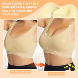 Double-Sided Sticky Bra Pads Women Summer Ultra Instant Push Up Bra Pads Reusable Padded Inserts Strapless Lift For Swimsuit