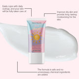 West&Month 2 In 1 UV Protection Body Face Lotion Lightweight Fast Immediate Absorption Long Lasting Hydrating Nourishing Cream Powerful Antioxidant Barrier Protection Against UVA UVB Non Greasy Daily Sun Skin Care Moisturizer