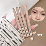 3D Contouring Pen Long Lasting Waterproof Matte Bronzer Stick Nose Shadow Contour Pen With Brush Facial Contour Stick Makeup