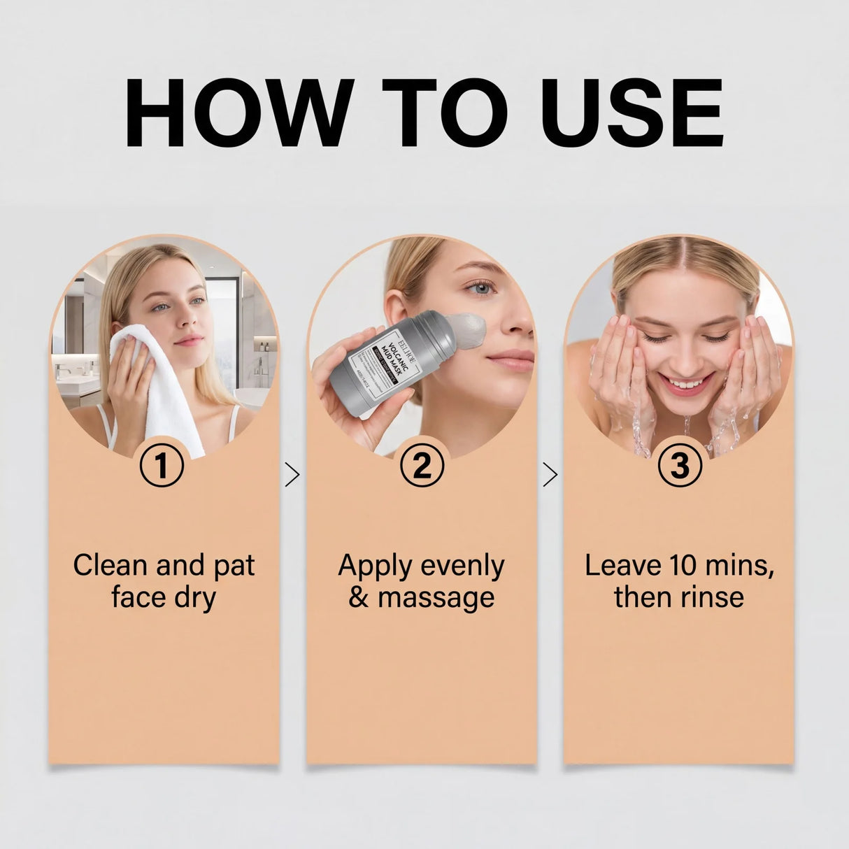 Alaska Volcano & Green Tea Deep Pore Cleansing Mask Stick Blackhead Remover&Oil Control Exfoliating Clay Mask for All Skin Types