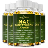 Premium NAC + Glutathione Complex Detox & Antioxidant Boost with Vitamin C | Liver Support, Immune System Health Supplement