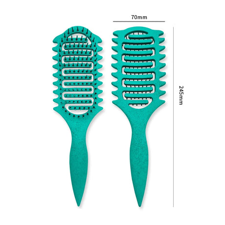 Curly Comb Curl Define Styling Brush Hollow Out Detangling Hair Brush Tangled Wet Curly Hair Comb Shaping Curls Hairdressing