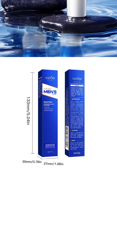 Retinol Eye Bag Removal Cream For Men Anti-Wrinkle Firming Skin Fades Fine Lines Anti Dark Circle Puffiness Brightening Eye Care