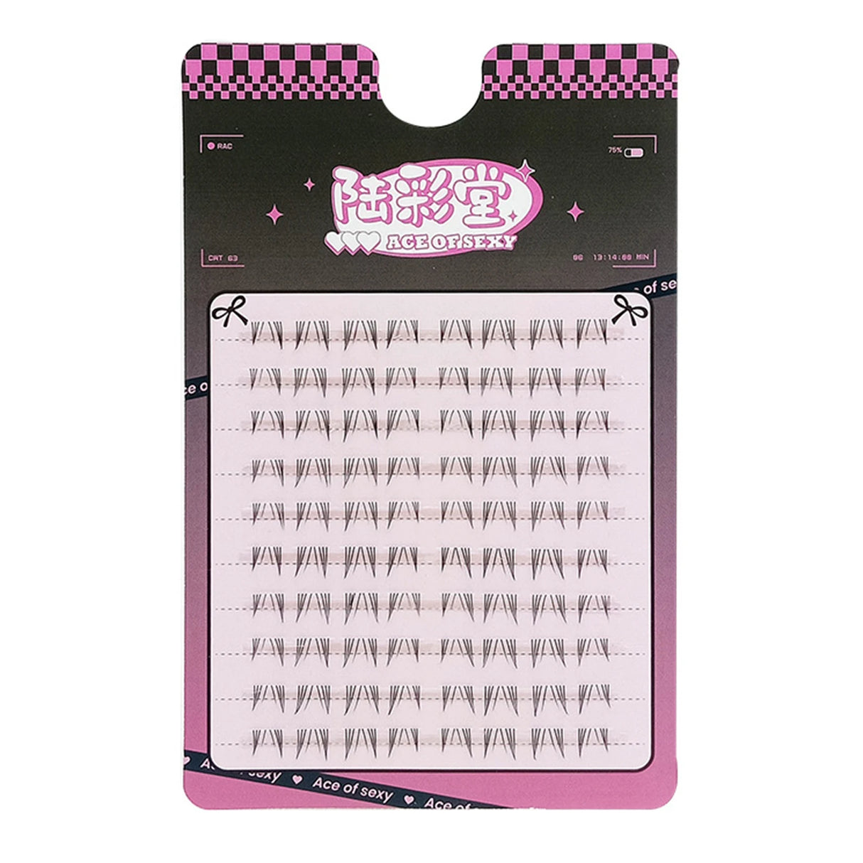 6-7mm ACE Dense Cat Korean Lower Eyelashes Air Fairy Fake Eyelash Segmented Natural Under Lashes Extension Manga Eye Makeup Tool