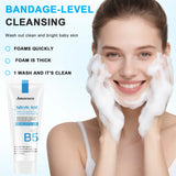 Amococo 2Pcs B5 Salicylic Acid Face Wash 100ml Oil Control Cleanser Deep Pore Foaming Wash for Oily Acne Prone Skin