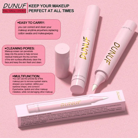 Easy To Clean Makeup Remover Pencil Eyeliner Makeup Correction Face Lip Eye Make Up Removal Shadow Eraser Pen Cleansing Tools