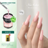 Nailpop Milky Smooth Builder Gel 30/100g for Nail Extension Long Lasting Quick Building UV Gel Soak Off Nail Art Design DIY
