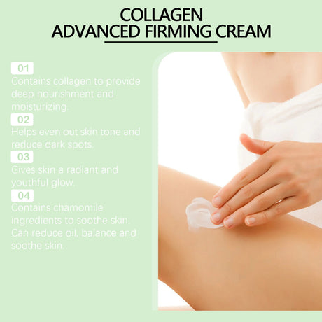 Collagen Body Cream Firming Fade Fine Lines Wrinkle Dark Spots Repairing Drying Body Brightening Moisturizing Cream Skin Care