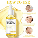Salmon DNA PDRN + Yellow Peptide Complex Serum - Face Firming, Hydrating, Skin Repair, Radiance Glow, Lifting Treatment for Dull