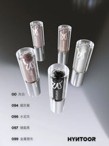 HYNTOOR Goth Lip Gloss Mirror Moist Nude Grey Black Silvery Fine Flash Low Saturation Lip Glaze Lasting Halloween Lip Makeup