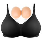 LERVANLA Silicone Breasts Pads Forms Pads Chest Women's Fake Boobs Enhancement Magnify Underwear 2-in-1Breast Becomes Big