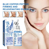 Blue Copper Peptide Wrinkle Remover Serum Instant Firming Lifting Anti-Aging Fade Fine Lines Whitening Korean Skin Care Products