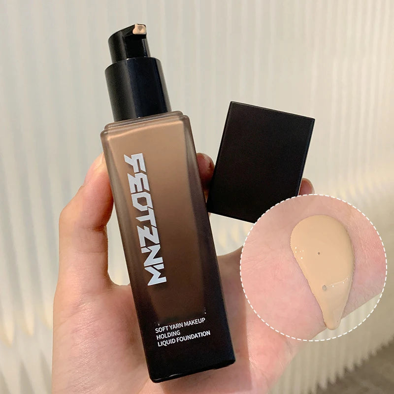 Feotznw Foundation Cream Long-lasting Makeup - 12H Natural Base Skin-toned Fit Natural-looking Lightweight Buildable Coverage