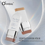 O'CHEAL Perfect Cover Stick Thin And Comfortable Concealer Foundation Cream Stick Instant Natural Waterproof Long-lasting Makeup