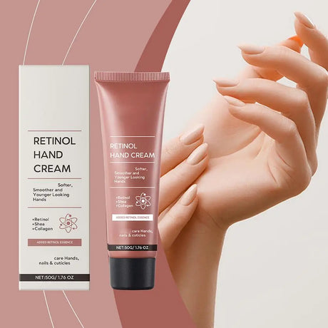 Retinol Hand Cream Firming Hand Lotion Retinol Moisturizer For Aging Dry Cracked Hands Hydrates & Soothes Dry Hands Non-Greasy