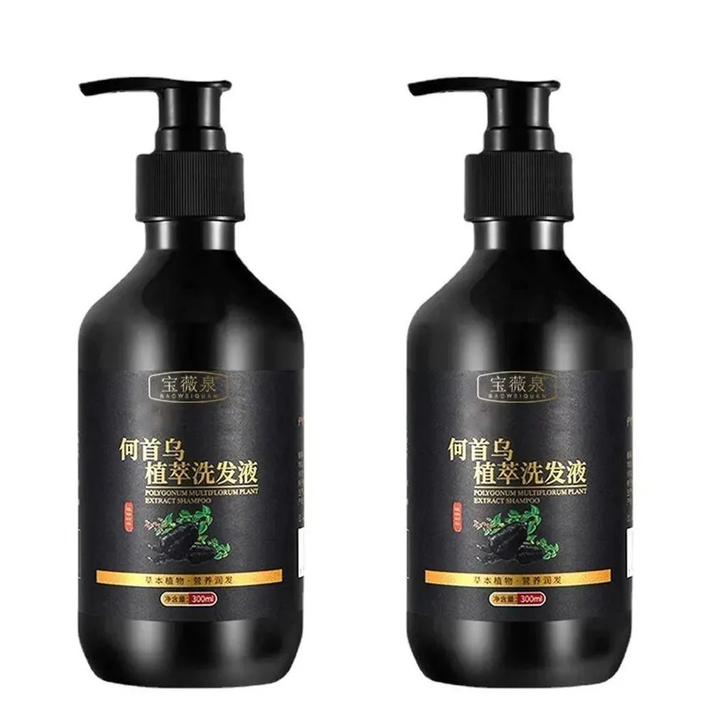 Herbal Polygonum Multiflorum Shampoo Oil Control, Dandruff Control, Itchy Relief Shampoo for Men and Women