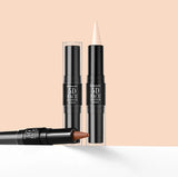 Dual Head Contour Highlighter Stick Sculpt V Face Nose Shadow Concealer Waterproof Long Lasting Smooth Blending Facial Makeup Cosmetics
