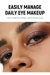 Desert Rose 9 Color Eyeshadow Palette High Pigment Matte Mineral Waterproof Long Lasting Natural Earthy Tones Makeup