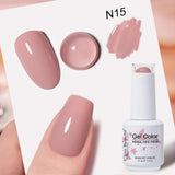 Clou Beaute Grey Color Nail Gel Polish Full Coverage Nail Polish Dark Red Gel Lacquer Varnish Vernis Semi Permanent Nail Art