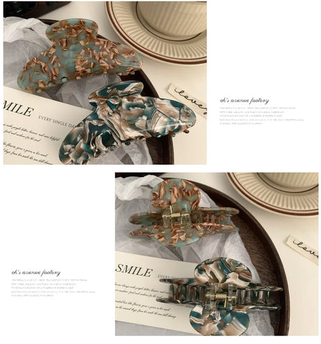Vintage Hair Clips Korean Hair Clip Large Claw Clip Y2K Accessories Hair Accessories For Women