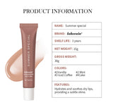 Summer Lip Balm Moisturizing Mirror Lip Gloss Lip Vanilla Mint Iced Coffee Cake Smell Lipstick Transparent Lip Oil  Makeup