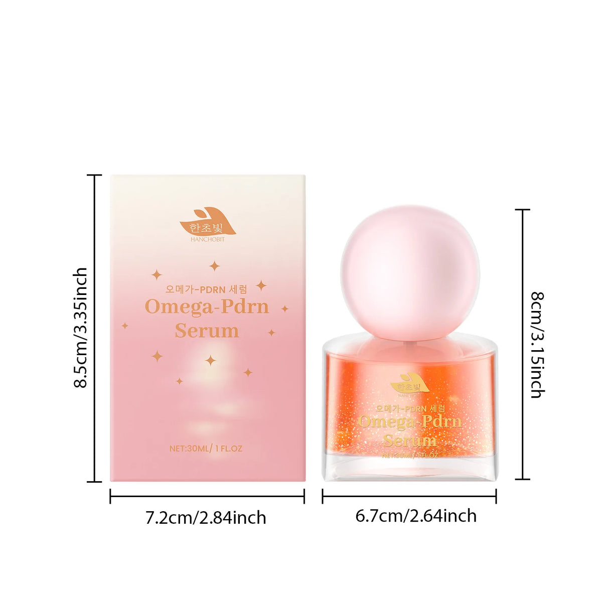 Korean Skincare PDRN Peptide Serum – Salmon DNA Niacinamide Hyaluronic Acid Beauty Peptide Hydrating & Anti-Oxidant Face Essence