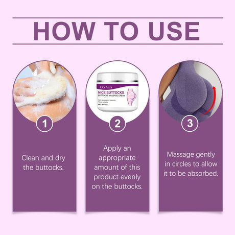 Buttock Enlargement Cream Prevent Sagging Improves Buttocks Skin Loosening Tightening Shaping Firming Lifting Hip Firming Cream