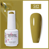 Clou Beaute Gel Nail Polish Neon Brown Royal Blue Red Green Pastal Nude Nail Art Varnishes Gel Lacquer HEMA/TPO FREE UV Gel Nail
