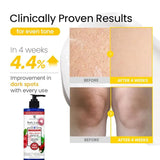 500ml Alpha Arbutin 30% AHA+2% BHA Whitening Body Lotion Glow Skin Brightening Moisturizer Hydrating Smoothing Body Cream