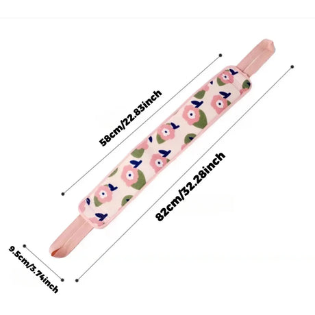 2 In 1 Back Scrubber Bath Sponge Towel Double Sided Shower Loofah Exfoliating Body Scrubber Long Strip Cleaning Bathing Tool
