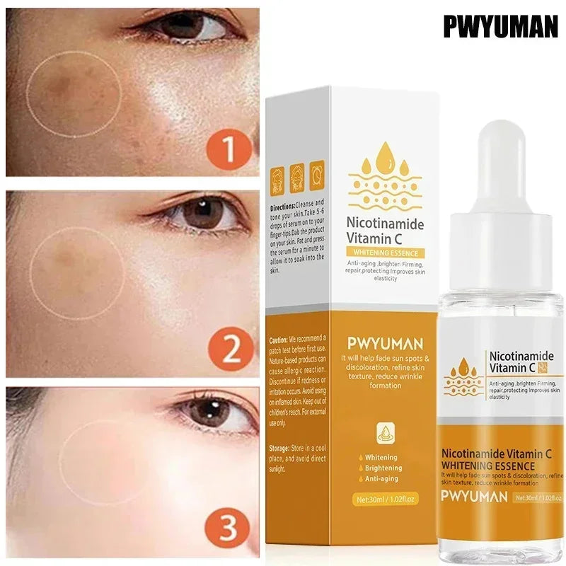 Dark Spots Remover Whitening Face Set Freckle Melanin Correcting Reduce Fine Lines Brighten Essence Korean Beauty Skin Care ﻿