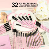 10-32PCS Makeup Brush Set Soft Fluffy Powder Foundation Contour Blush Concealer Eye Shadow Blending Makeup Kit Women Beauty Tool