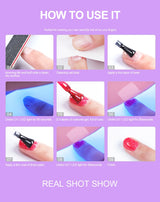 Limegirl Gel Nail Polish Set 60Colors Semi Permanent UV Led Gel Varnish Soak Off Nail Lacquers Base Top Coat