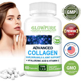 Multi Collagen Peptides Capsules  for Women Men Skin, Wrinkles, Antioxidant, Joint Supplement