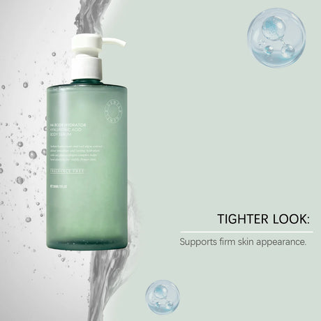 Hyaluronic Acid Body Serum Deep Hydrating Body Lotion for Smoother Plumper Looking Skin Lightweight Fast-Absorbing Body Care