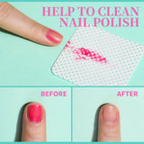 LINMANDA 200Pcs Lint Free Nail Cleaning Wipes Nail Cleaning Pads Gel Nail Cleaning Wipes Suitable for Home or Nail Salon Use