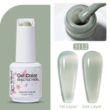 Clou Beaute Jelly Color UV Gel Manicure Summer Pink Nude Gel Nail Rainbow Nail Supplies For Professionals Semi-permanent Varnish